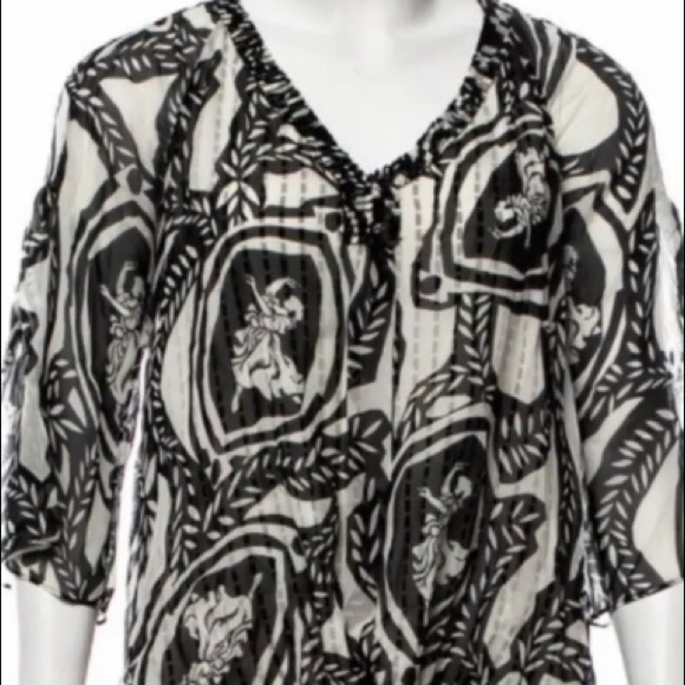 Diane Von Furstenburg blouse - Picture 2 of 8